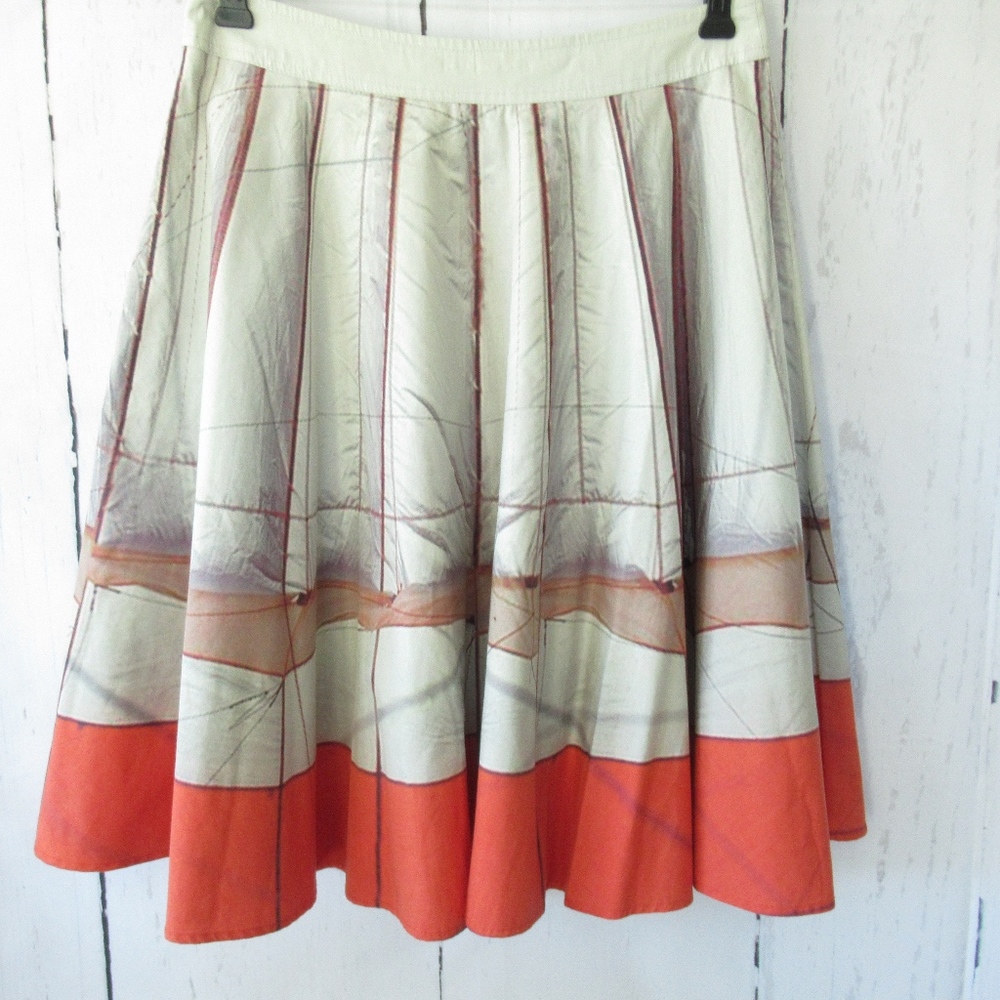 Eva Franco A Line Skirt Abstract Modern Work